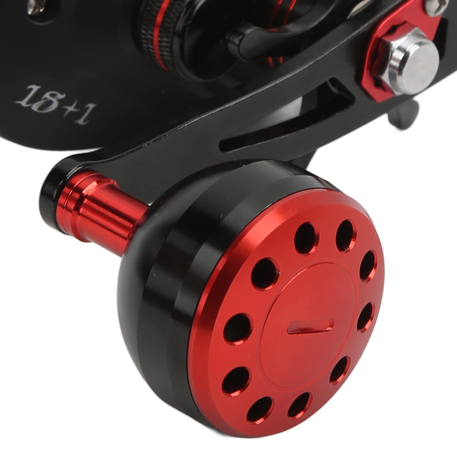 Carrete de Baitcasting de Pantalla Digital, Carrete de Baitcasting de Pantalla Digital LCD 18 1BB 6,4: 1 Carrete de Pesca de Conteo Eléctrico Máximo de 18kg
