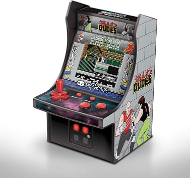 My Arcade Bad Dudes Micro Player - 6.75 Inch Mini Retro Arcade Machine Cabinet - Licensed Collectible