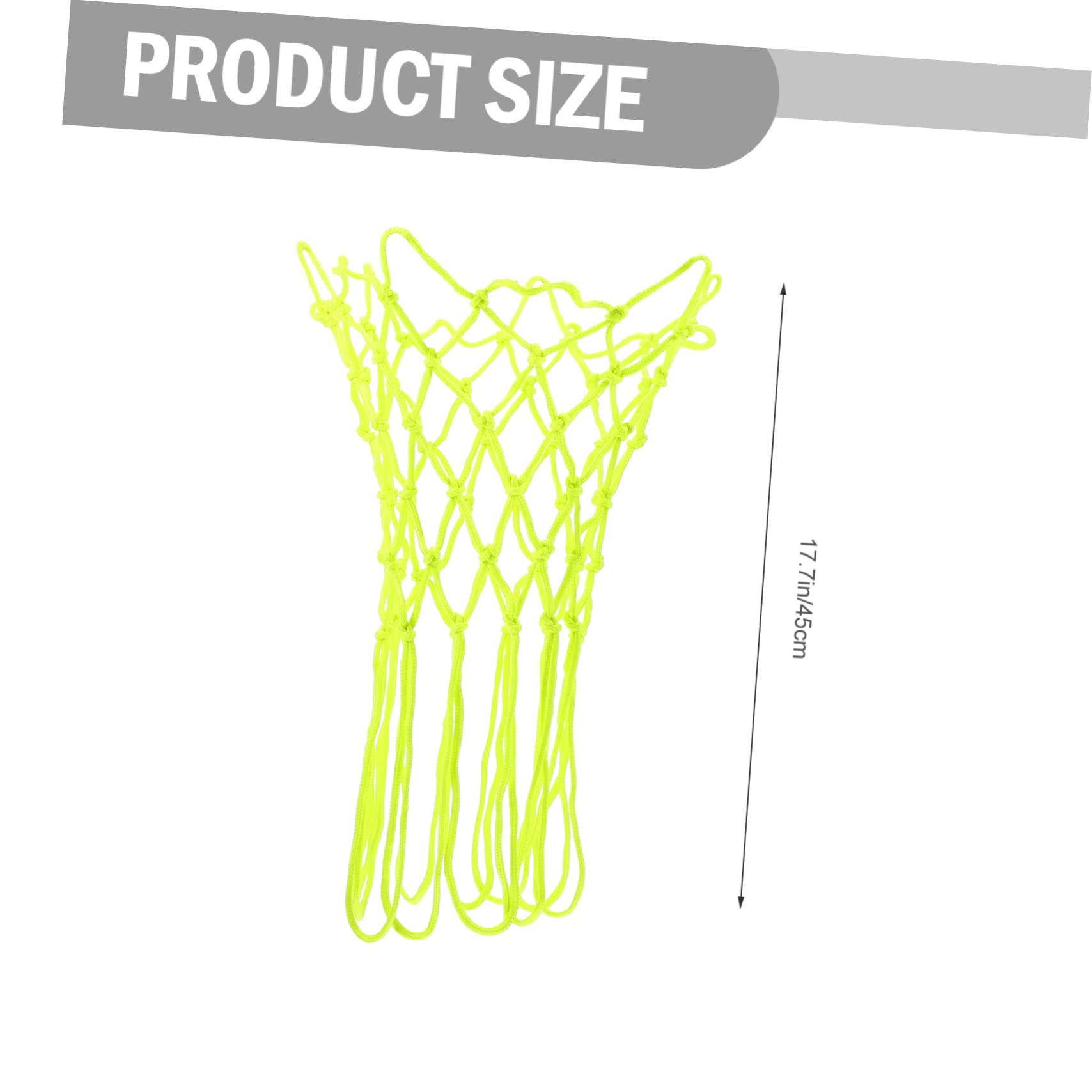 OSOLADY Adopted Nylon Material Fluorescent Basketball Mesh Night-Glow Feature School Training Basketball Net