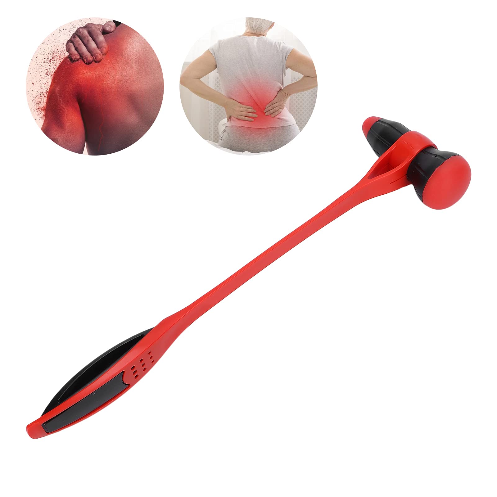 Ymiko Silicone Massage Hammer Stick Body Stress Relieve Hammer for Full Body Massage