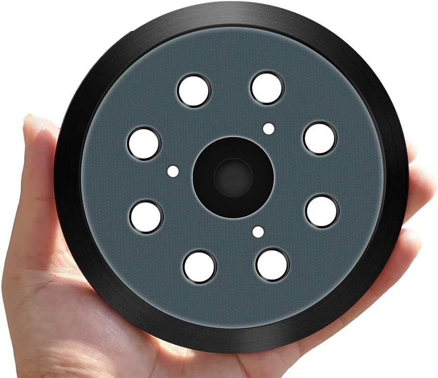FUNTECK 5 in 8 Holes Replacement sander pad for Makita 3-Hole Screw Pattern Random Orbit Sander (4PCS) : Tools & Home Improvement