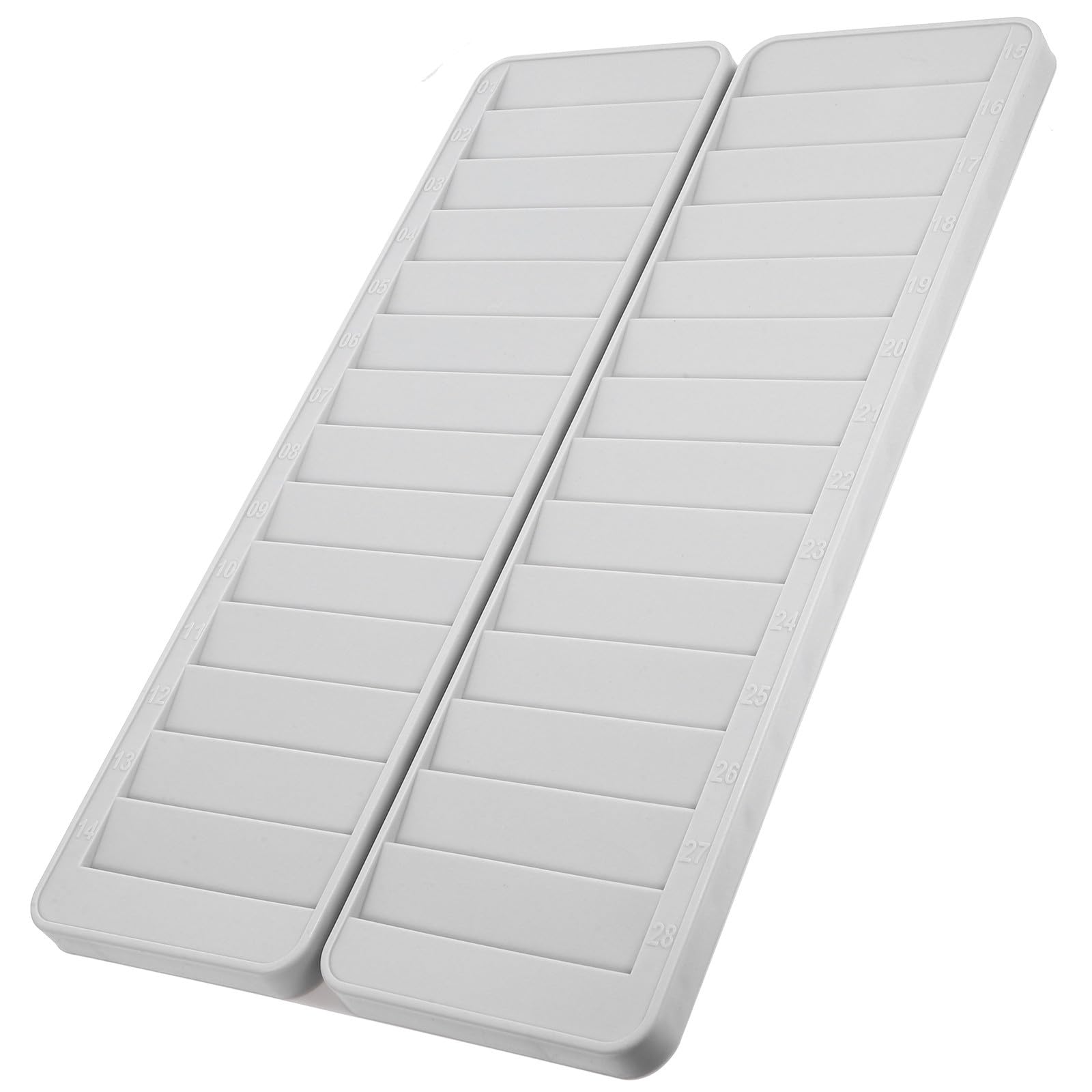 Amosfun Porta-tessere orario, porta-badge con 28 scomparti, montaggio a | Consente di tenere in ordine badge, tessere identificative e carte VIP, nonché di riporre tessere magnetiche per le camere e