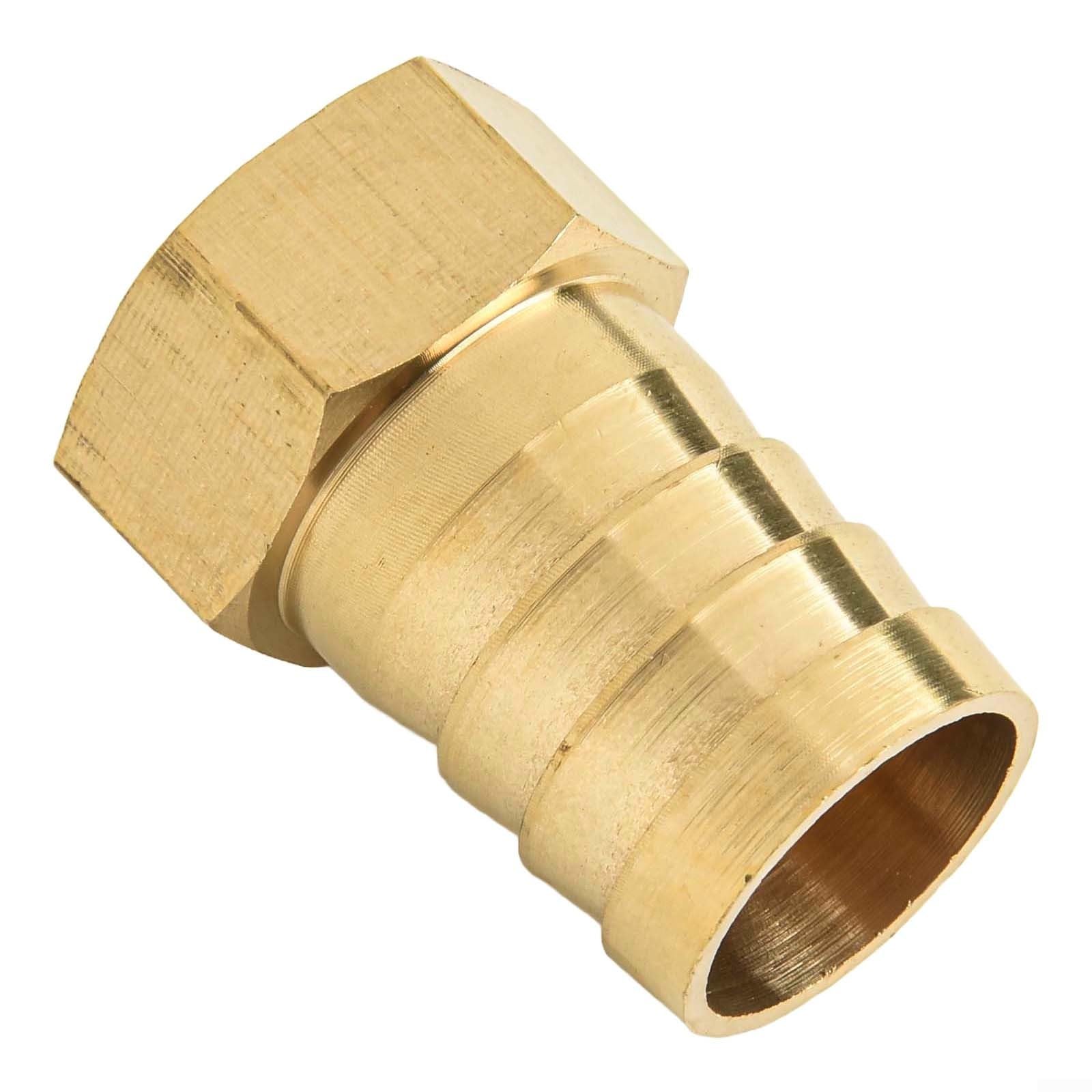 3/4 Inch for bsp Female Thread Brass Barb Tail Fitting, Garden Water Hose Pipe Connector Adapter For Rainwater Harvesting Storage Systems(25mm)