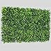 Produktbild Kasahome 8 Stück künstliche Hecken Dekorative Buxus Kunstpflanze Grasplatte Synthetische Blätter Buchsbaumpflanze für Innen- und Außenbereich 60 x 40 cm, Grün