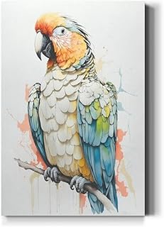 Large Wall Art Decor Alcohol ink and pan animal Art print T shirt case card Vertical Pictures Framed Canvas Wall Art for Living Room Bedroom Bathroom Artwork Paintings Kitchen 36x24