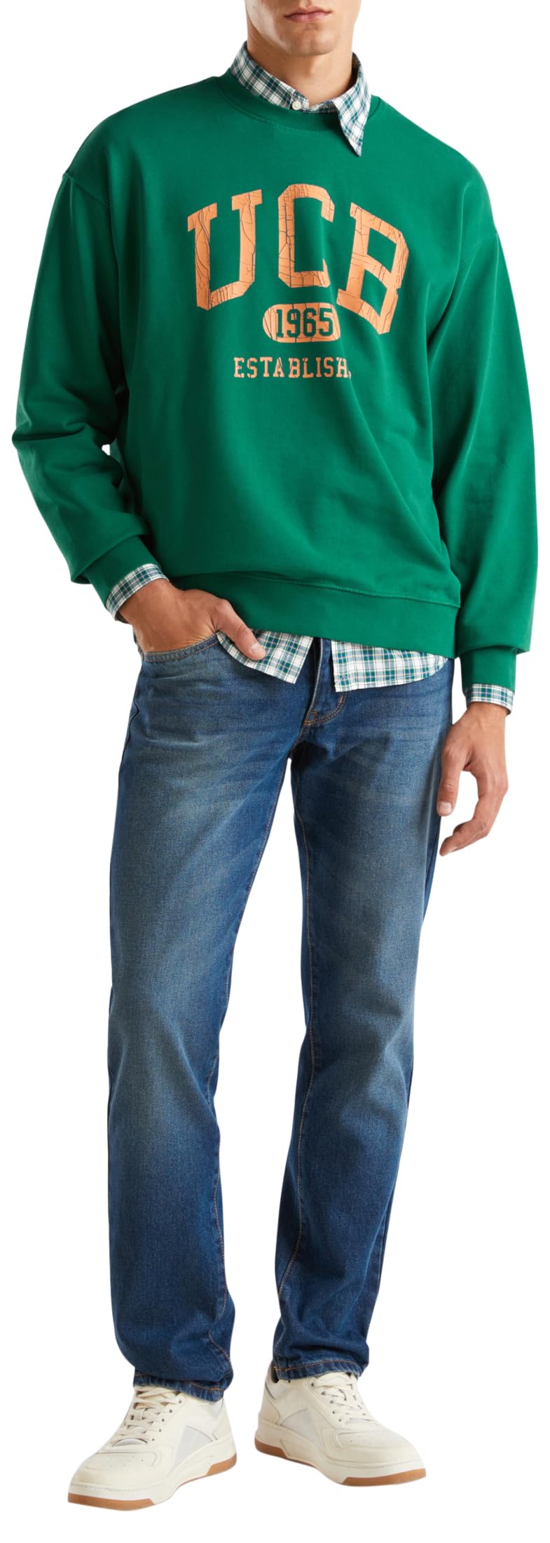 United Colors of Benetton Herren Pantalone 4IPC57B88 Hose, Blu,