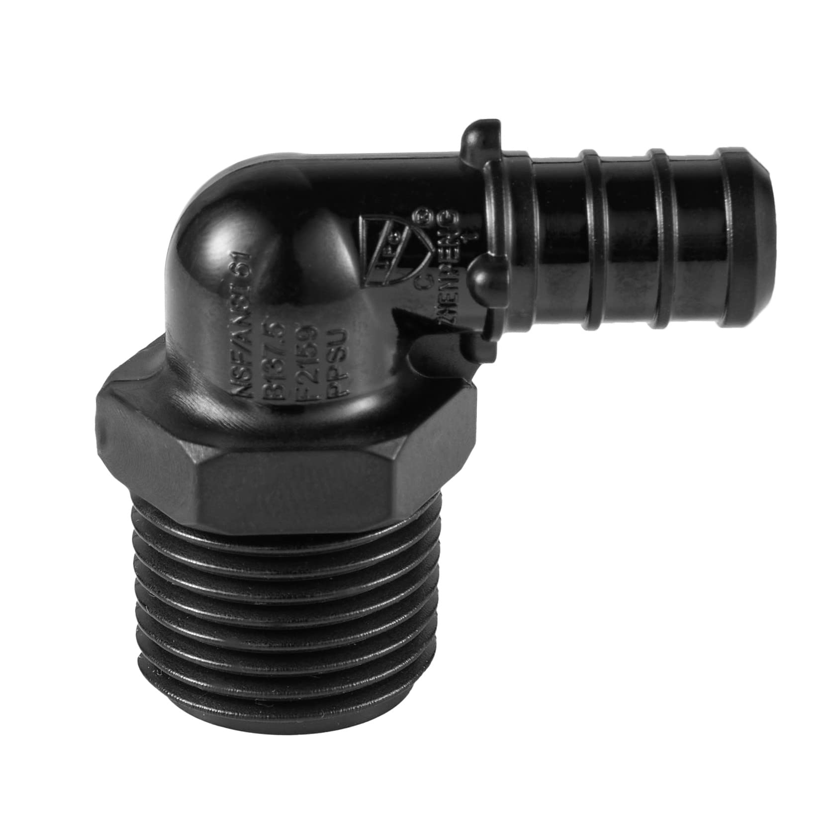 10 piezas EFIELD Poly PPSU de 0.5 pulgadas PEX x 1/2 pulgadas macho NPT