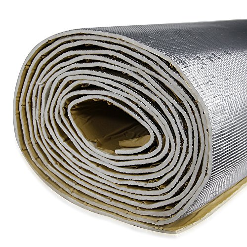 SHINEHOME Heat Shield Sound Deadener Deadening Heat Insulation Mat Noise Insulation and Dampening Mat Heat Proof Mat 72 inches x 40 inches 6mm 236mil