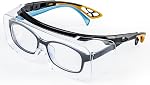 Safety Glasses Over Glasses Protective Eyewear Clear Scratch Resistant Lenses Adjustable Temple Industrial Goggles