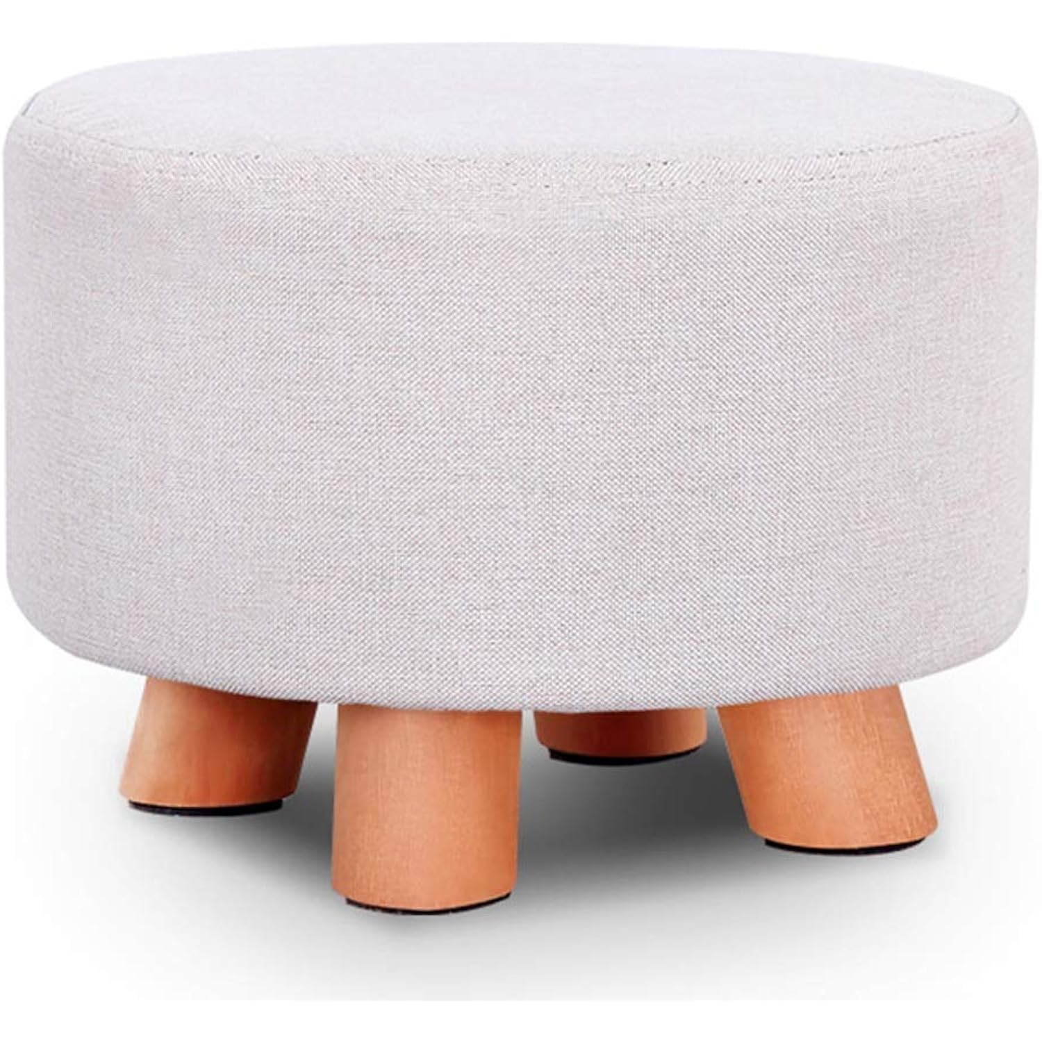 Pouffes and Footstools Solid Wood Frame Low Stool High
