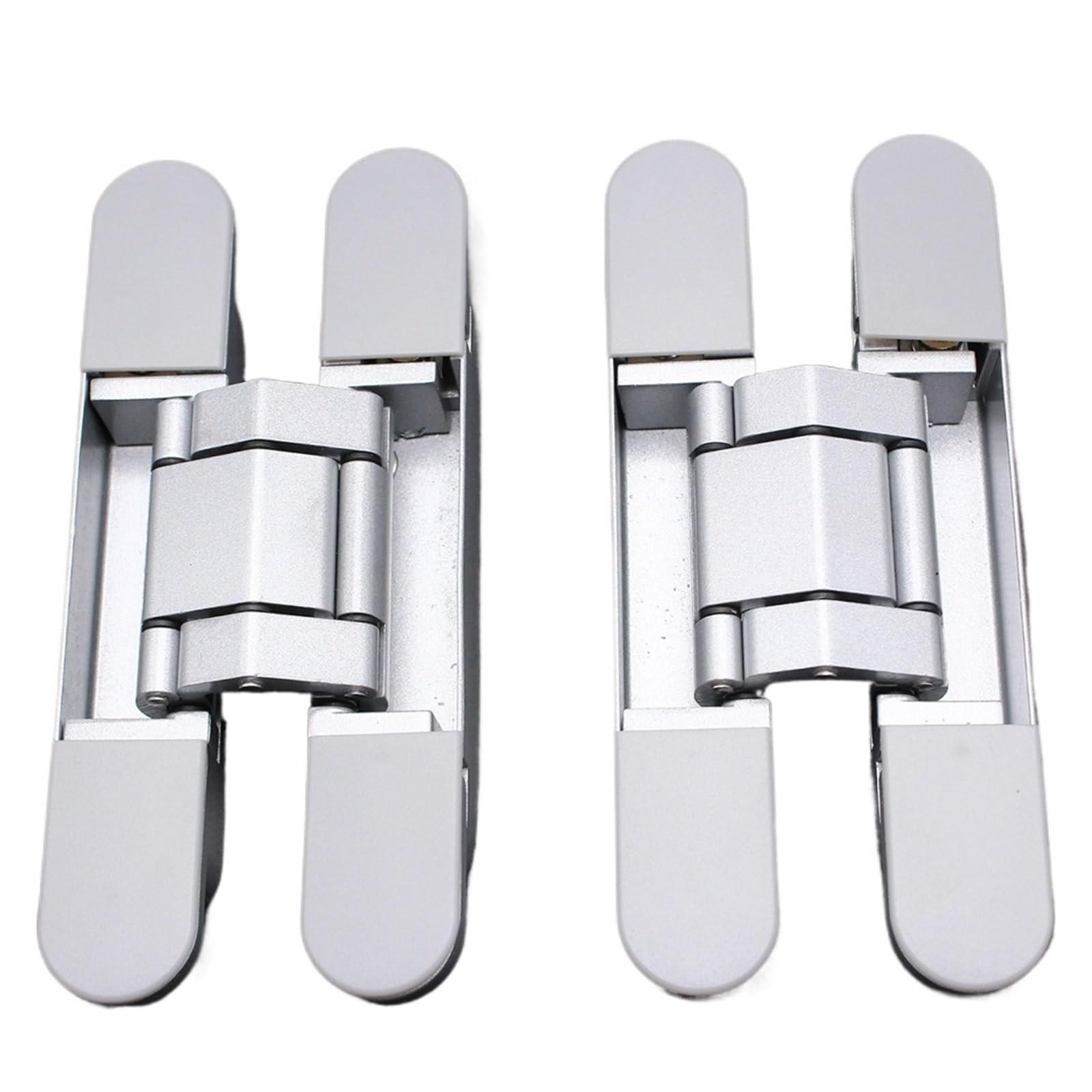 Chtkagv Sliver Wooden Door 180Degrees Opening Adjustable Hidden Hinge