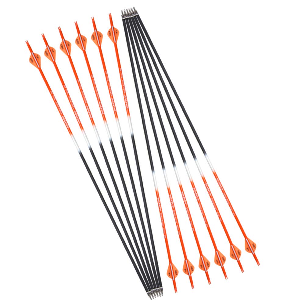 12 Flèches Carbone Sharrow 30 Pouces - Spine 400 - Pour Arc
