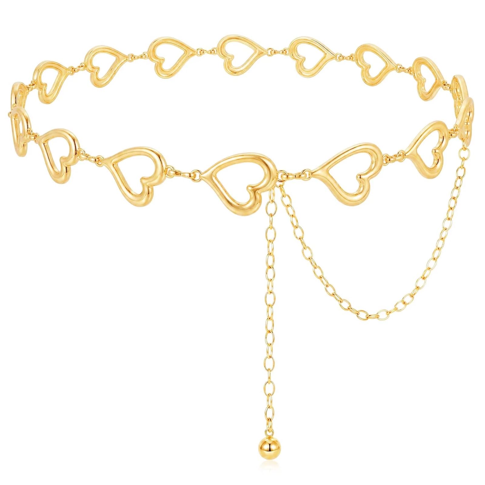 Adjustable Chunky Link Waist Chain Belt