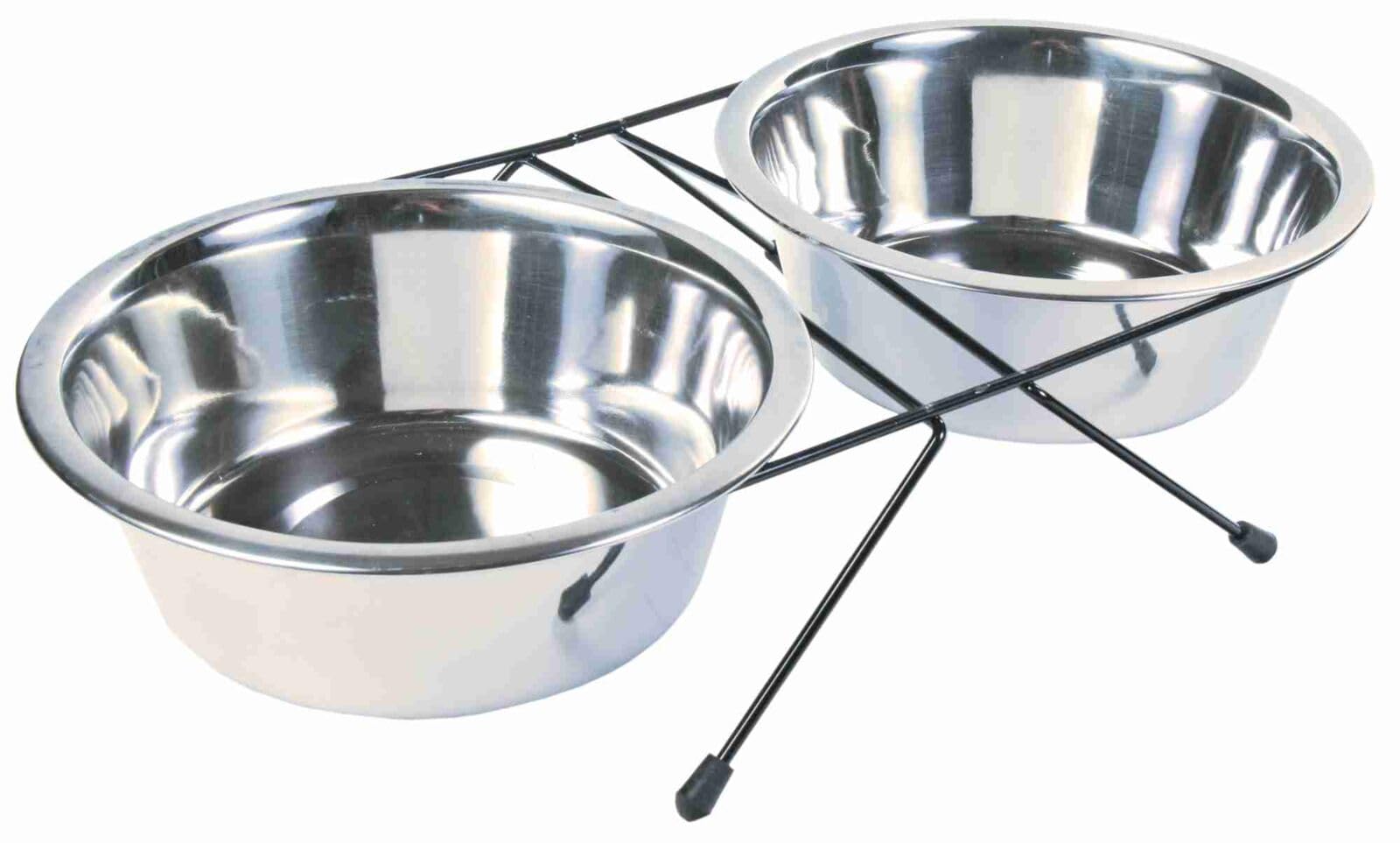 Trixie 24833 Eat on Feet Double Ecuelle 2 X 1,​8L - 20 cm de diamètre