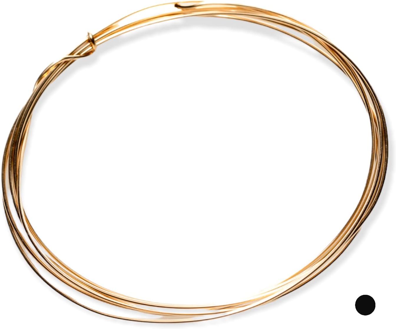 18 Gauge, 14/20 Yellow Gold Filled Wire Half Hard Round 14K Gold Filled Made in USA - 5FT by CRAFT WIRE