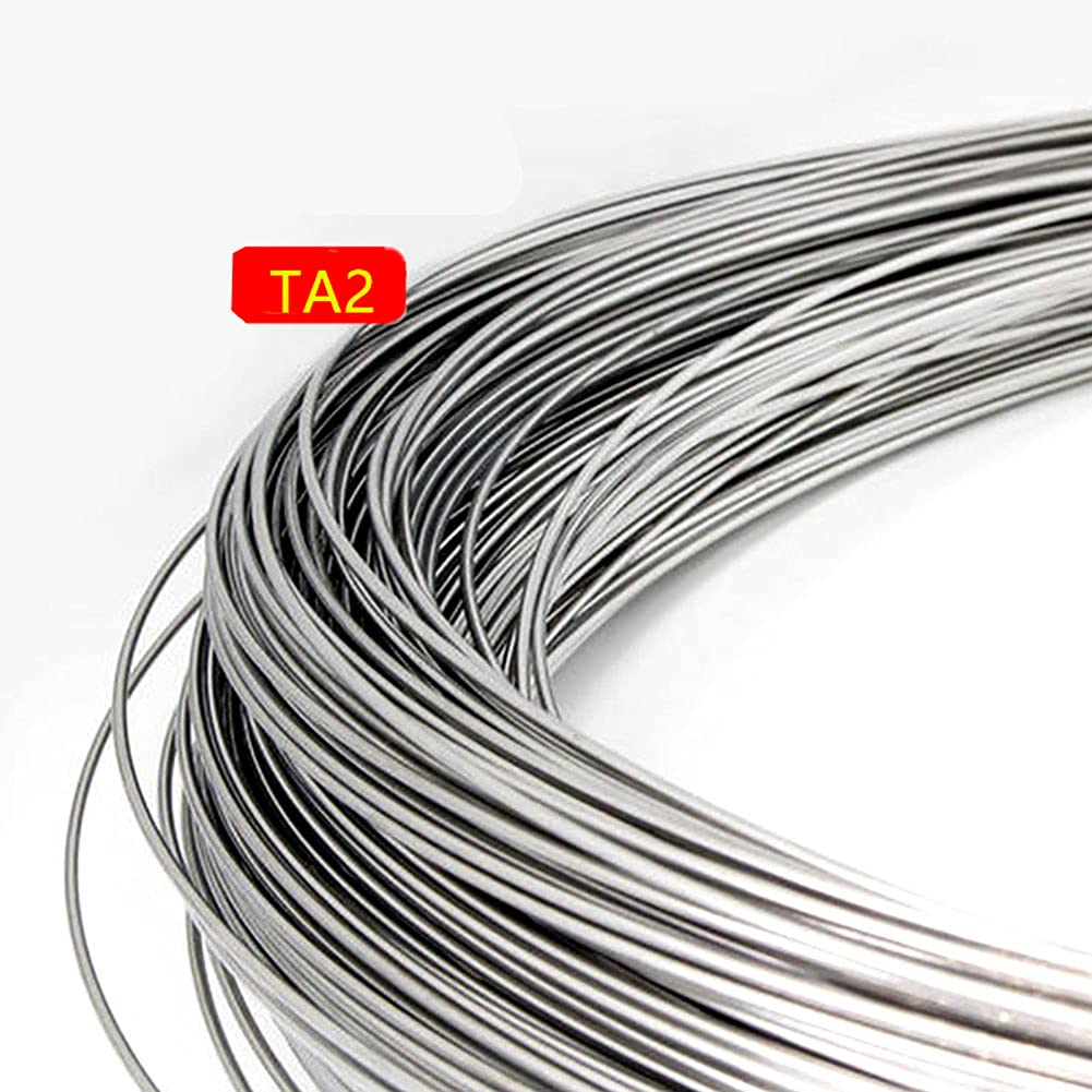 Titandraht TA2 Für Luft- Und Raumfahrt, Petrochemische, Medizinisch Und Andere,Diameter 0.4mmx5m/16.4ft