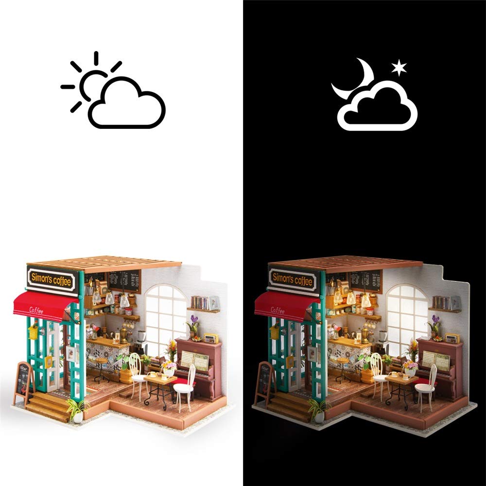 Amazon.co.jp: DIYミニチュアドールハウス シンプルなDIY木製 Amazon.co.jp: DIYミニチュアドールハウス シンプルなDIY木製