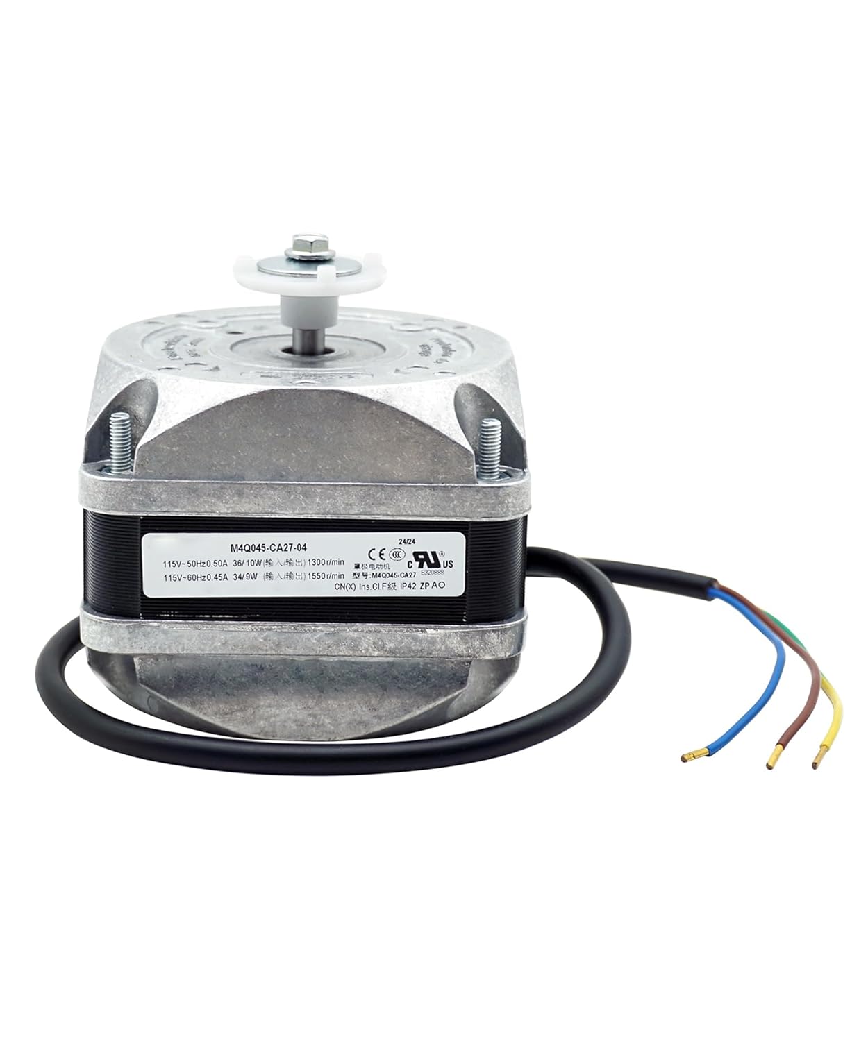 for ebm-papst M4Q045-CA27-04 Fan AC Motor,115V 36/10W 0.50A 50/60Hz 1550RPM,Shaded Pole Condenser Motor for Refrigeration Equipment,Freezer