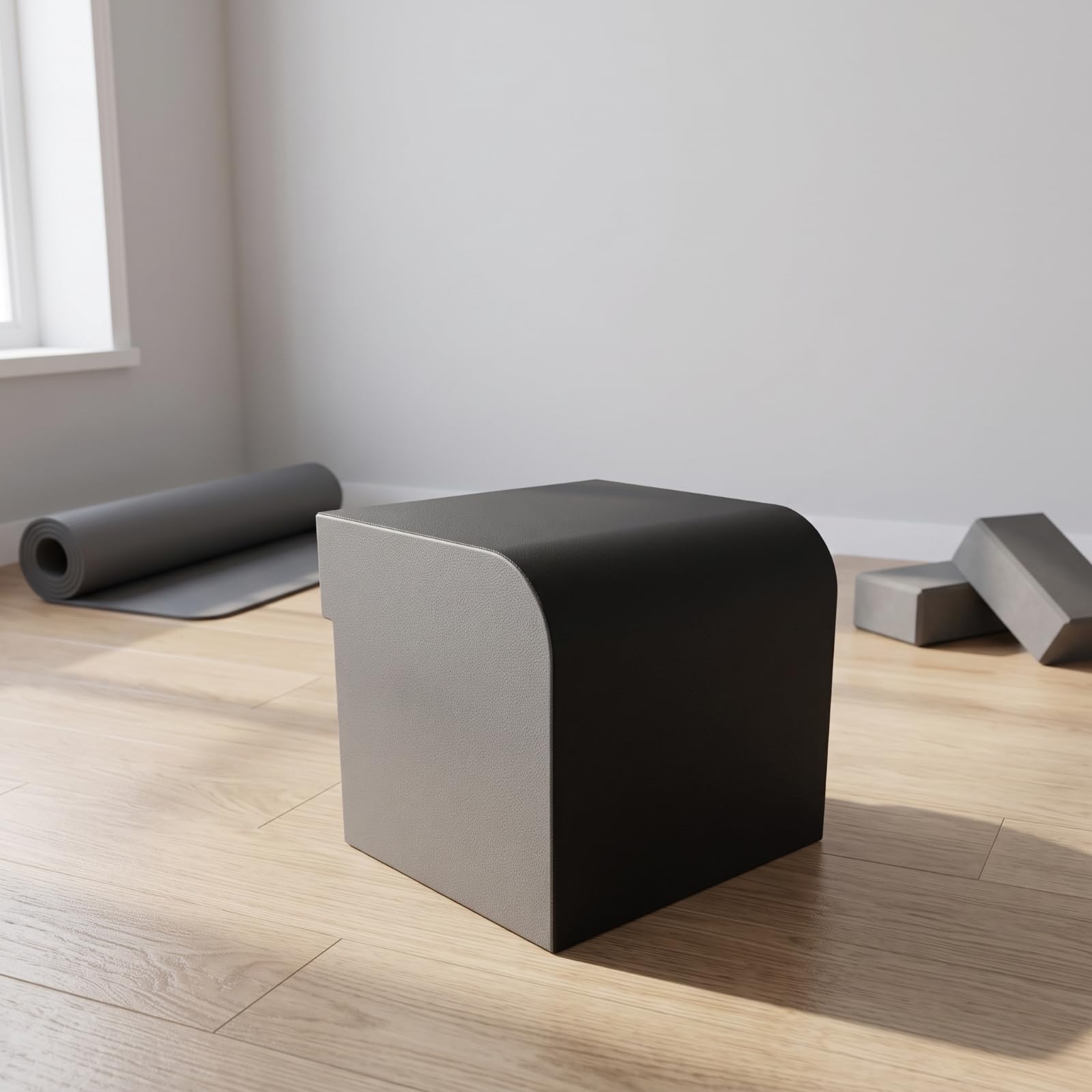 Bloc Glute Thrust Compact | Base Texturée Antidérapante, Bloc pour élévation pelvienne, Rembourré