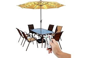 Patio LED Umbrella String Lights: Illuminate Your Outdoor Oasis