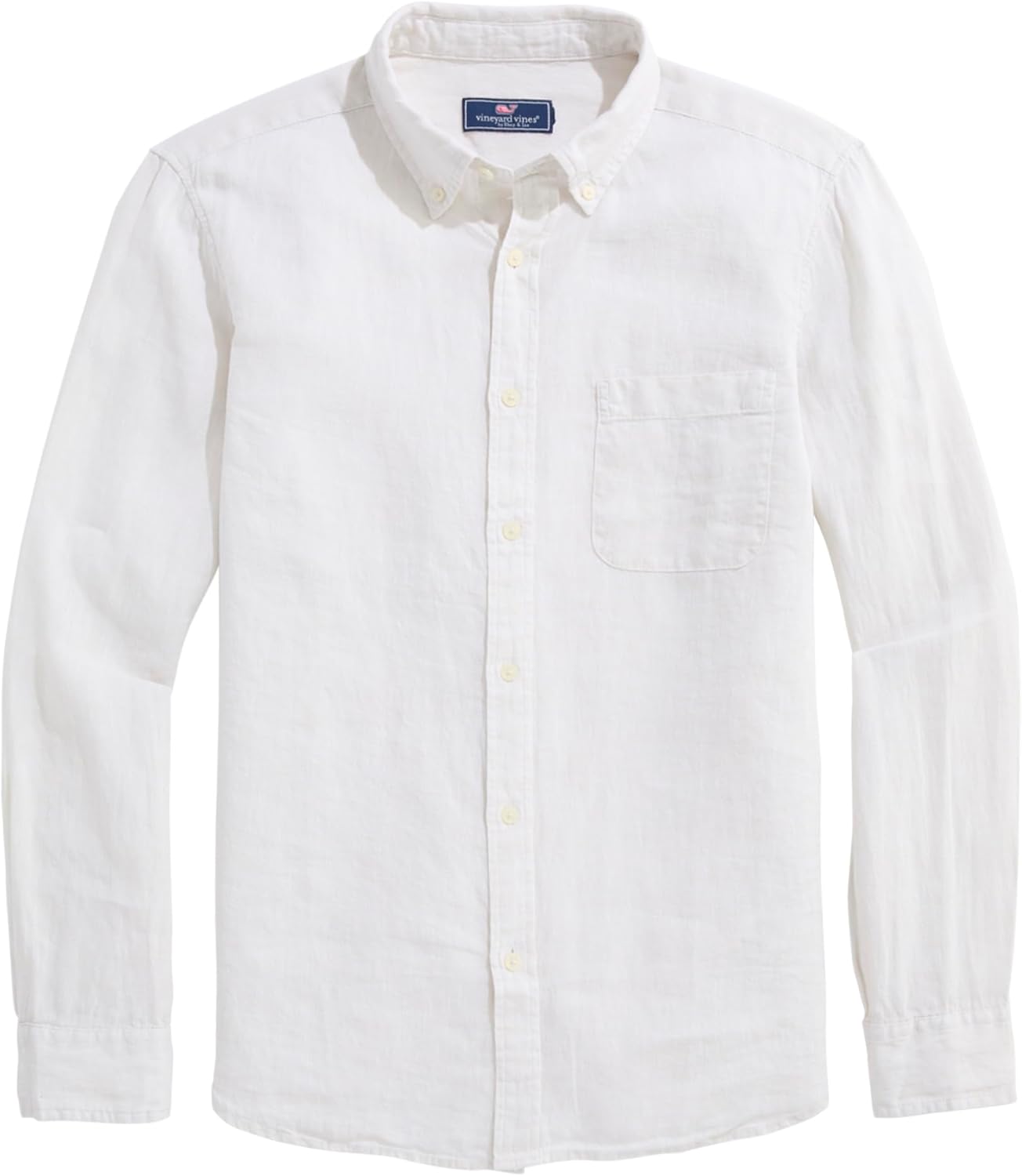 Vineyard Vines Mens Linen Surfside Solid Shirt