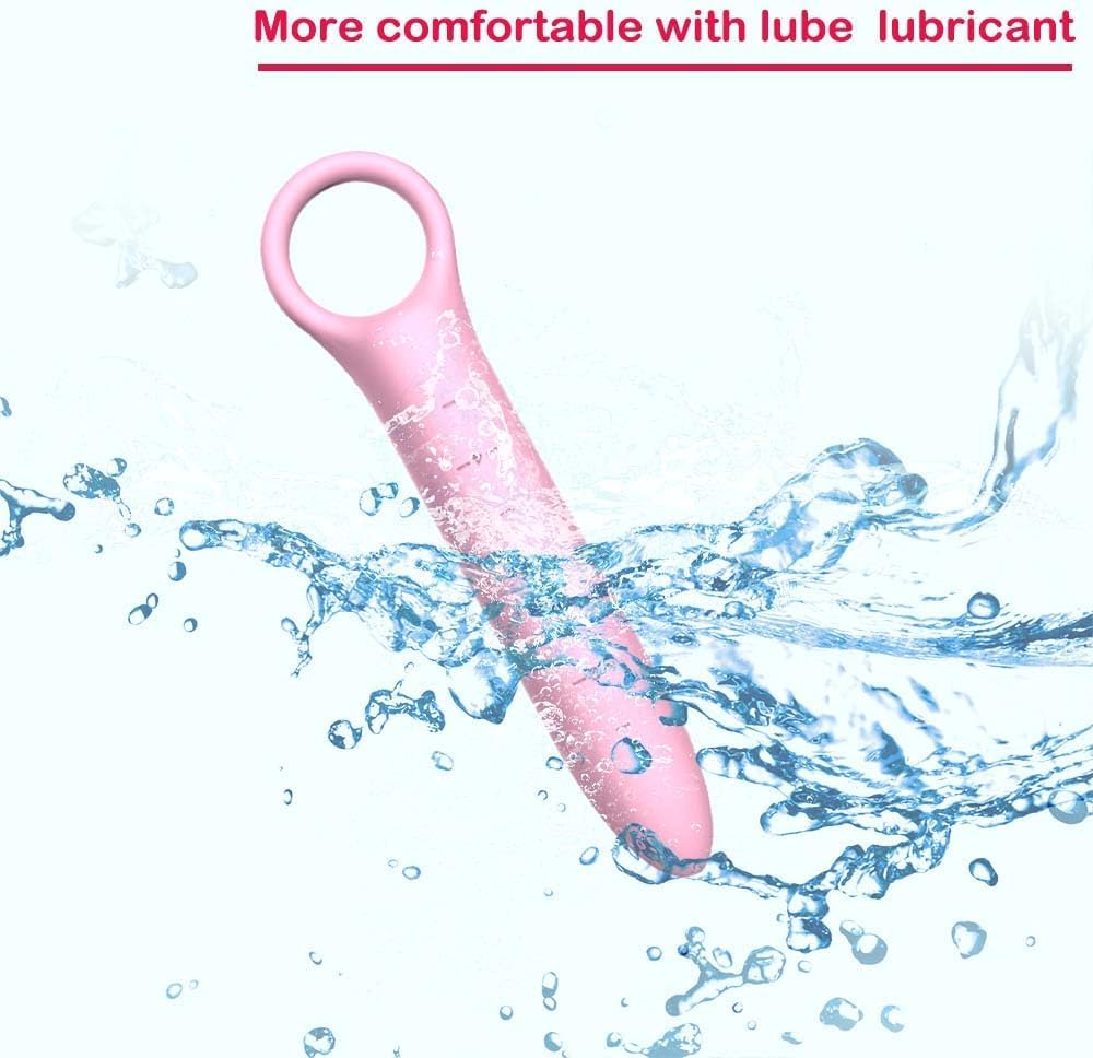 Dilatatori Silicone 5 Pezzi, Dilatatore Vaginale, Dilatatore Ano per Donna Uomo, Rosa