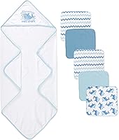 Vista 17 de Juego de toallas y paños con capucha para bebés, niños y niñas de 6 a 12 meses (sirena de mamá)
