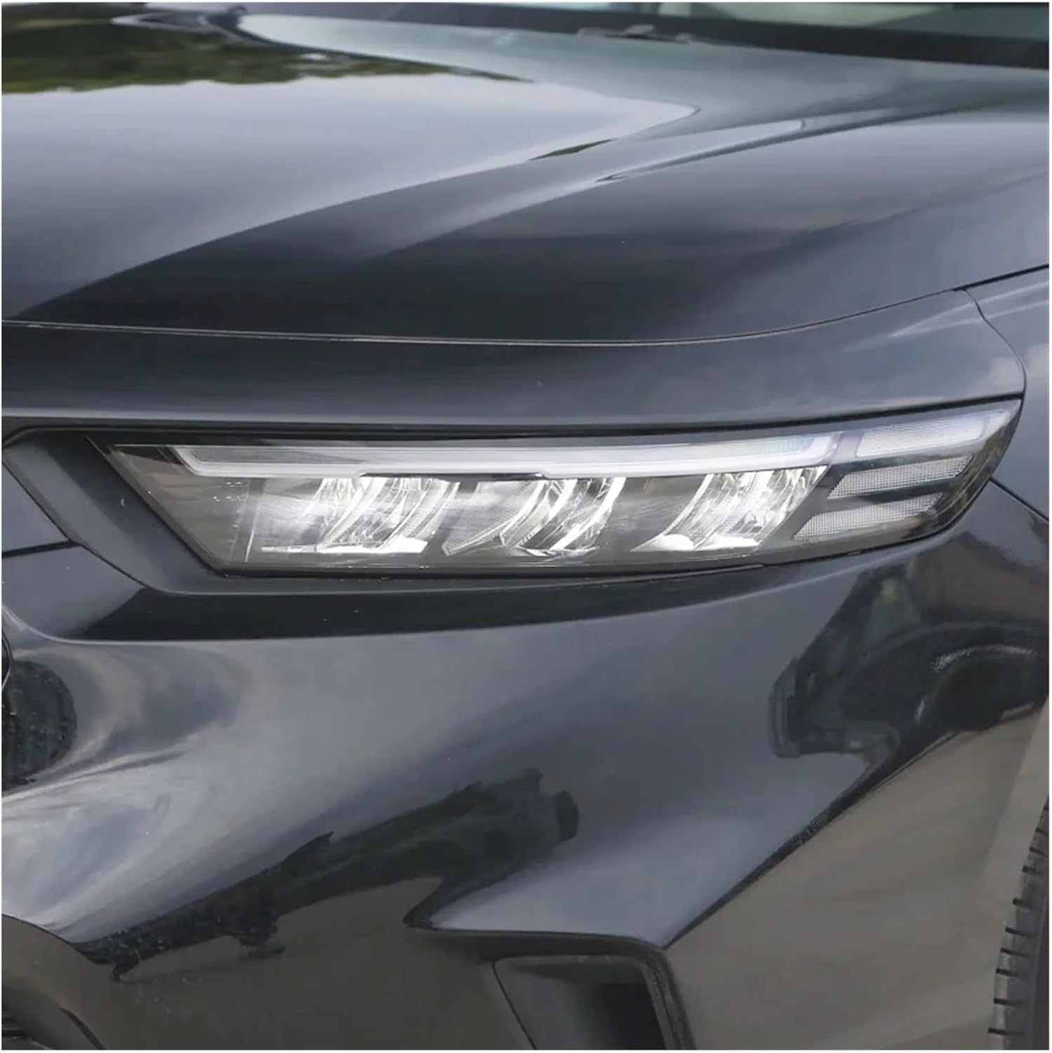 Compatible with Accord Inspire 2023 2024 Car Accessories Headlight Lens Cover Headlamp Shell Lampshade Transparent Shade Mask(Right)