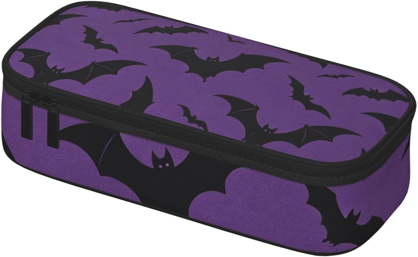 Dancing bats Full-print Multifunctional Pen Organizer Storage Pouch image 2