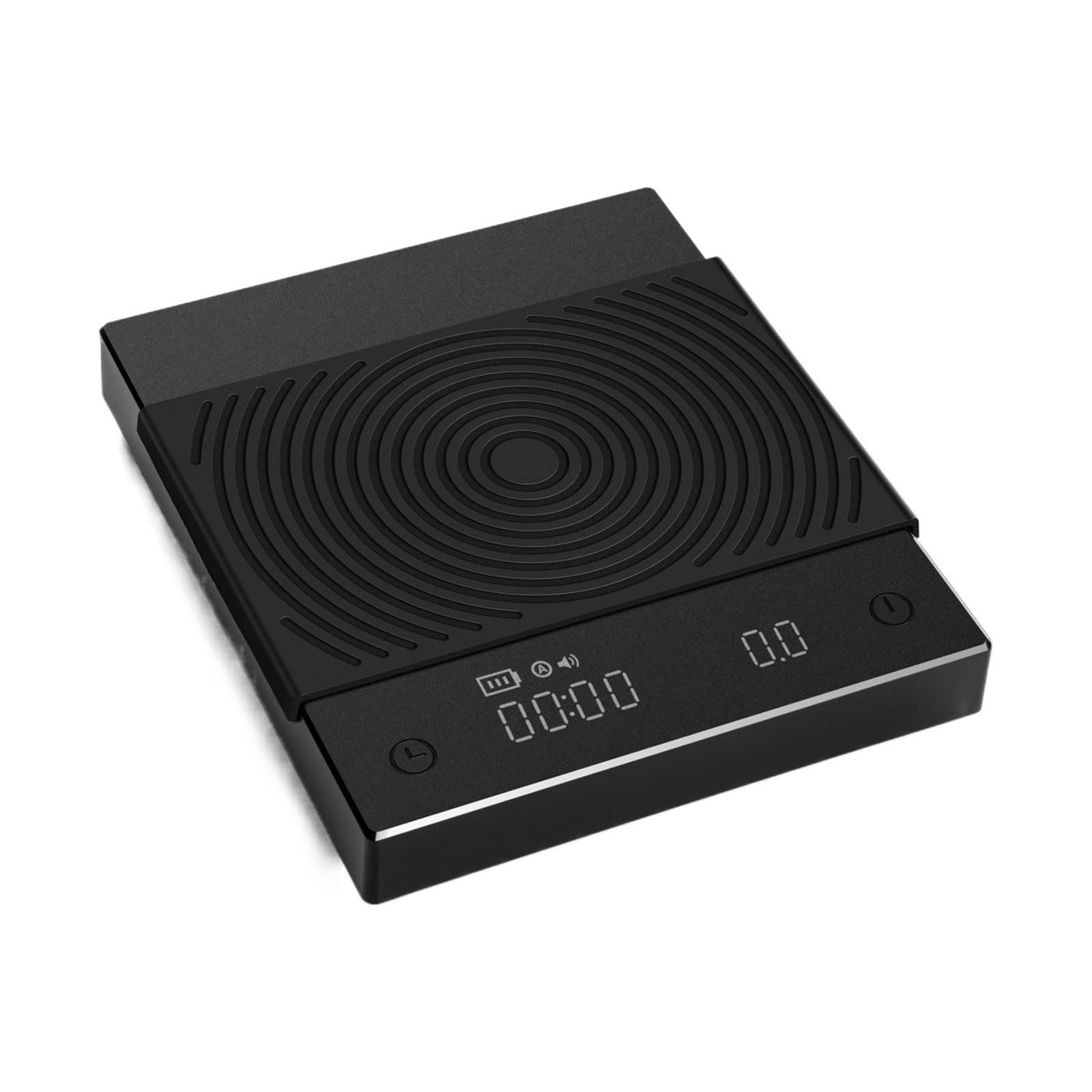 Balance Noire For Café Et Expresso Électronique Minuterie Automatique De Cuisine 0.1g / 2kg Mesure Précise Effort