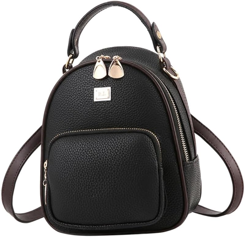 UKCOCO 1 Peça Mochilas Femininas Mochila De Couro Mini Mochilas Para Meninas Mochila De Couro Pu Mochila Pequena Mini Mochila De Couro Versão Coreana Bolsas Femininas Pretas Mochila em oferta na Shopee
