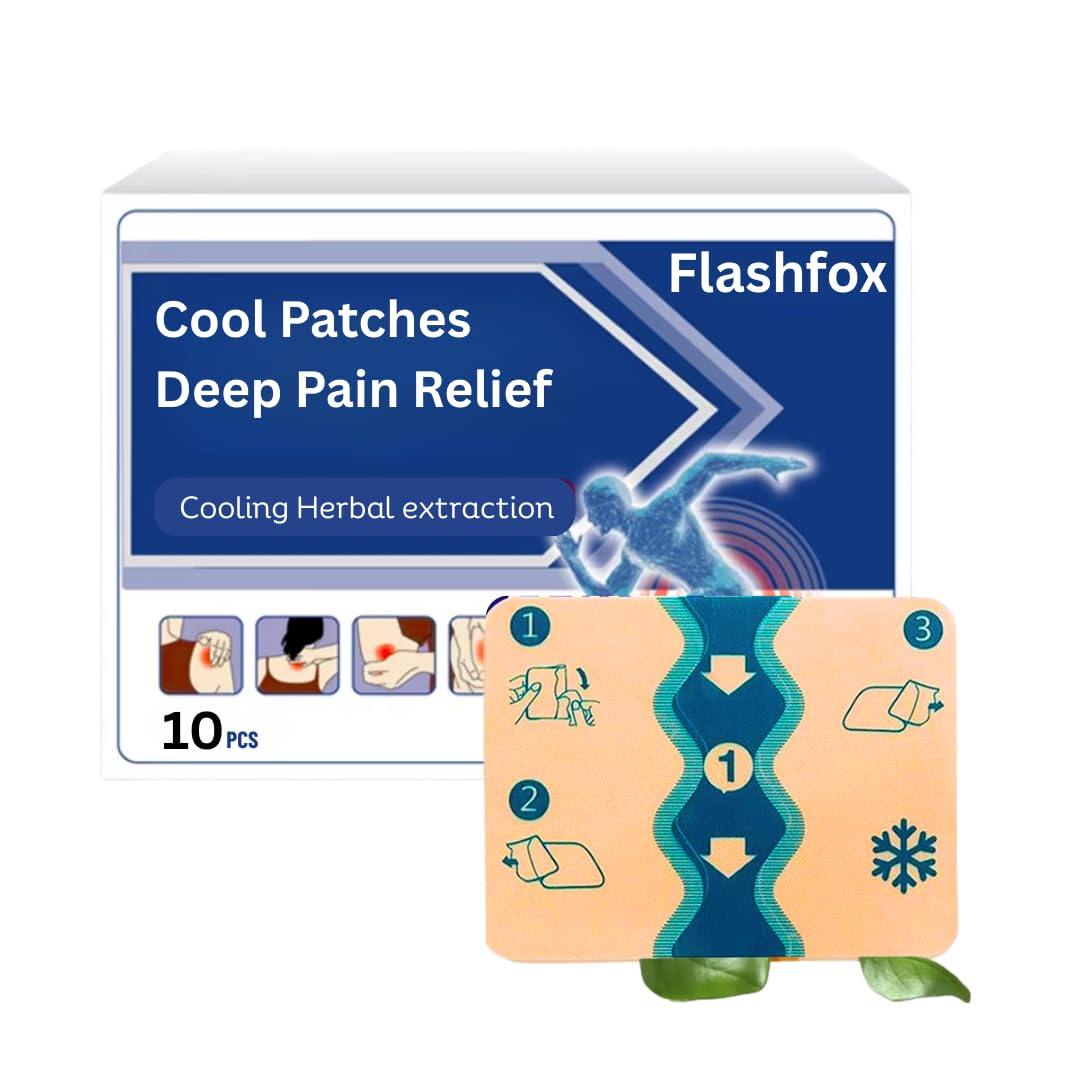 FLASHFOX Adhesive Heat Patches Pack of 10 (5 * 4 inch) Pain Relief Heat Patch | Skin Friendly Heat Relief For Back, Neck, Knee, Shoulder, Arms, Cramps, Muscle Pain | Helpful in Winter — Amazon image 9