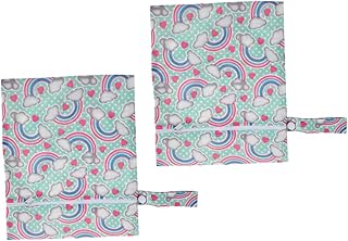 Toyvian 6 Peças Saco De Fraldas À Prova D'Água Bolsa De Fraldas Sacos Secos Pequeno Saco De Lavanderia Balde De Fraldas Molhado Seco Saco De Ginástica Pendurado Saco De Fraldas Maiô Saco