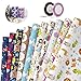 Produktbild Geschenkpapierbogen - ZWOOS Geschenkpapier Kinder Geschenkpapier Ostern Geschenkpapier Geburtstag Geschenkpapier Niedlicher Tierentwurf Für Geburtstag, Urlaub, Party, Babyparty (75 * 52cm)*10pcs