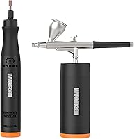 Vista 10 de Kit de herramientas rotativas inalámbricas, herramienta giratoria de 20 V para lijar, tallar, taladrar, grabar, pulir, manualidades con 42