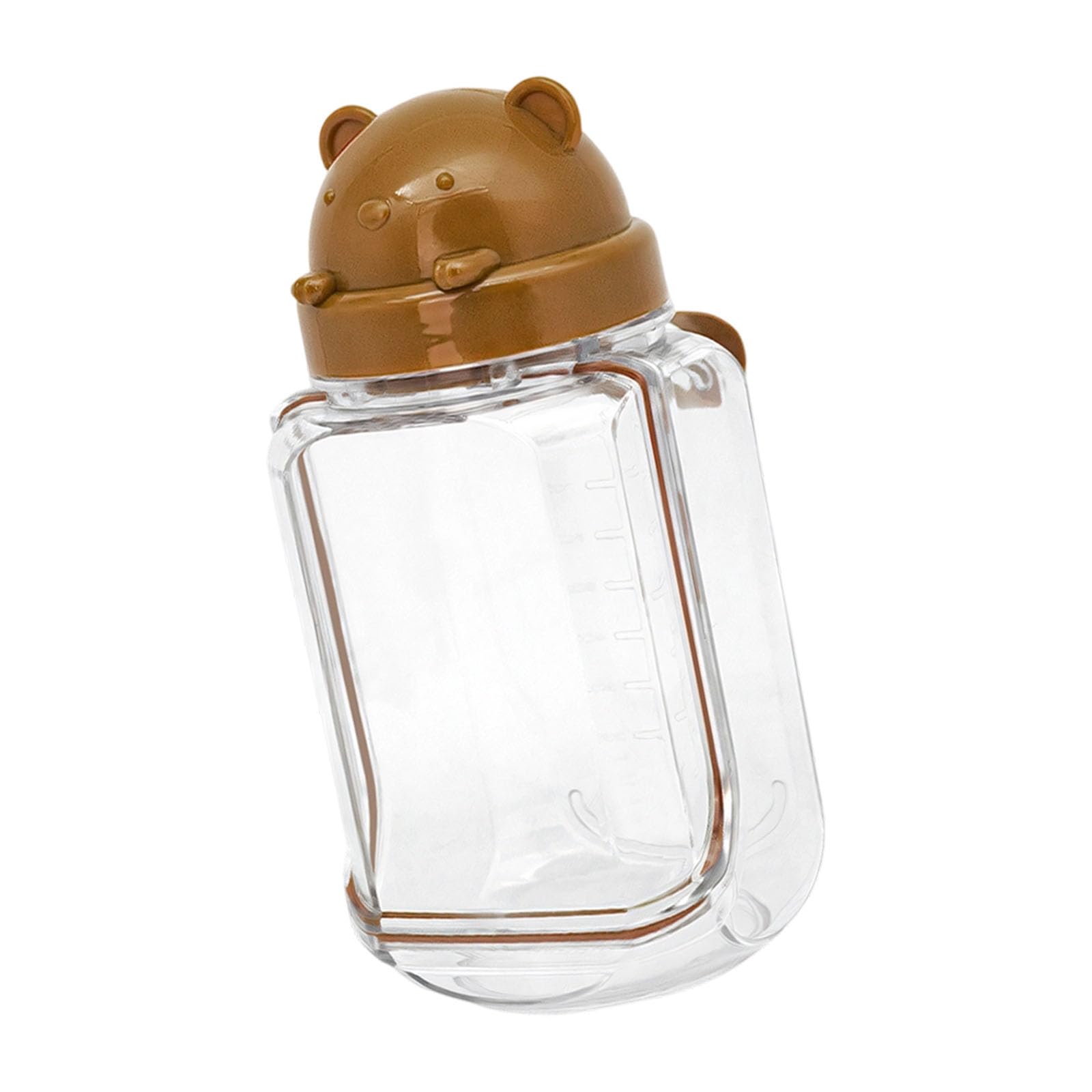 Btgghytr Lunch Box Practical Salad Storage Jar Small Bear Salad Container with Leakproof Lid for Picnics Leak Proof Lunch Box