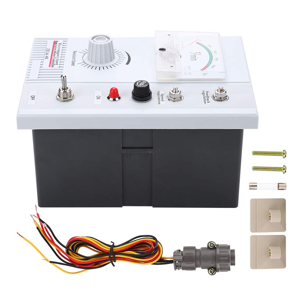 AC 220–240 V elektromagnetischer Drehzahlregler für Motoren, einstellbare Drehzahlregelung für Schleppmotoren, stufenloser Konstantdrehmomentregler mit IP5X-Staubdichtigkeitsklasse (JD1A-40)
