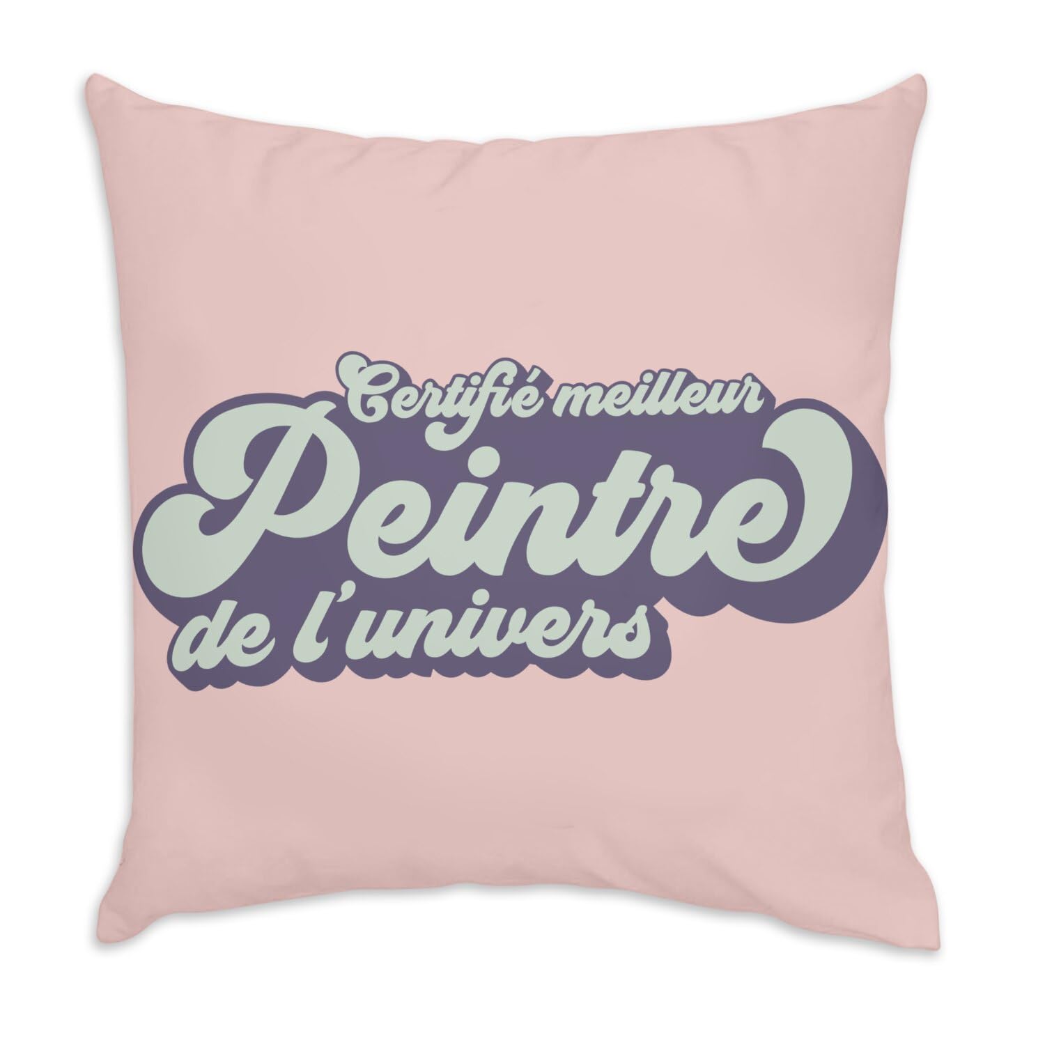 Fabulous Velvet Rose Cushion - Certified Best Painter of the Universe Art Artist Painting - 40 x 40 cm - Velvet Touch - Cover and Cushion Included
