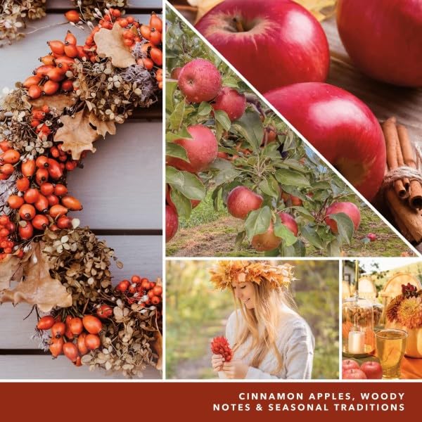 Image of Yankee Candle Concentrated Room Spray, Autumn Wreath Cinnamon Apple, Air Freshener Odor Eliminator For Instant Home Invigoration, 1.5 Ounce (Pack of 3)