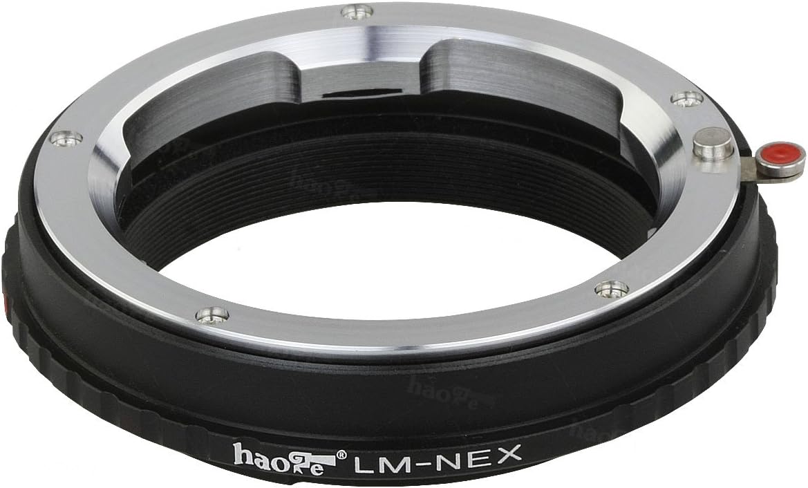 Haoge Lens Mount Adapter for Leica M LM VM ZM Mount Lens to Sony E Mount NEX Camera Such as a3000 a3500 a5000 a5100 a6000 a6400 a6500 A7 A7R A7S A7II A7RII A7SII A7III A7RIII A9 VG30 FS700 FS7 FS5