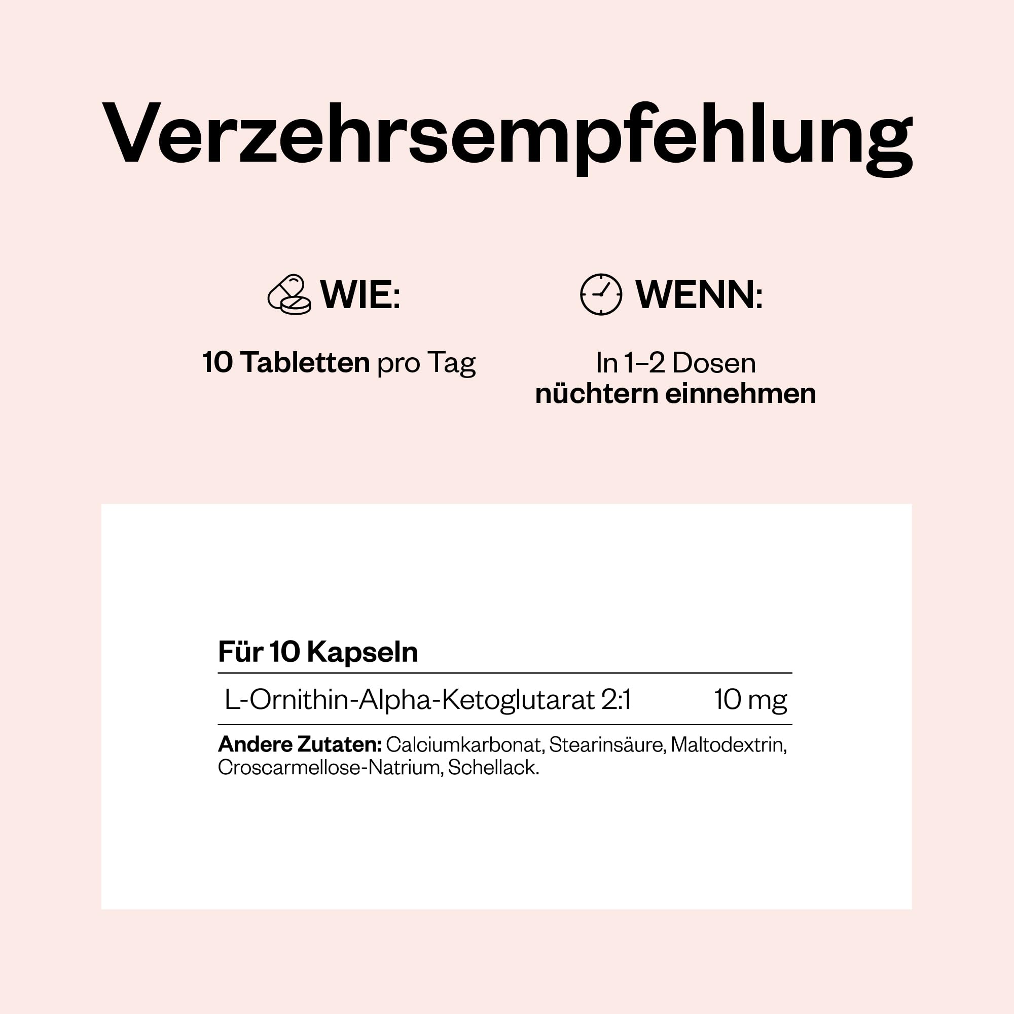 Ornithin Alpha Ketoglutarat (OKG) - Erhöht die Produktion von Wachstumshormonen - Trägt zur Proteinsynthese und zum Aufbau von Muskelmasse bei - Vegan - SuperSmart