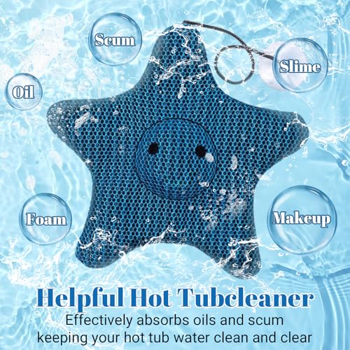 2 Stücke Whirlpool Schwamm Scum Absorber, Wiederverwendbarer Ölabsorbierender Schwamm, Hot Tub Schaumabsorber für Spa Whirlpool, Badewanne, Pool, Sp, Whirlpool Reinigung