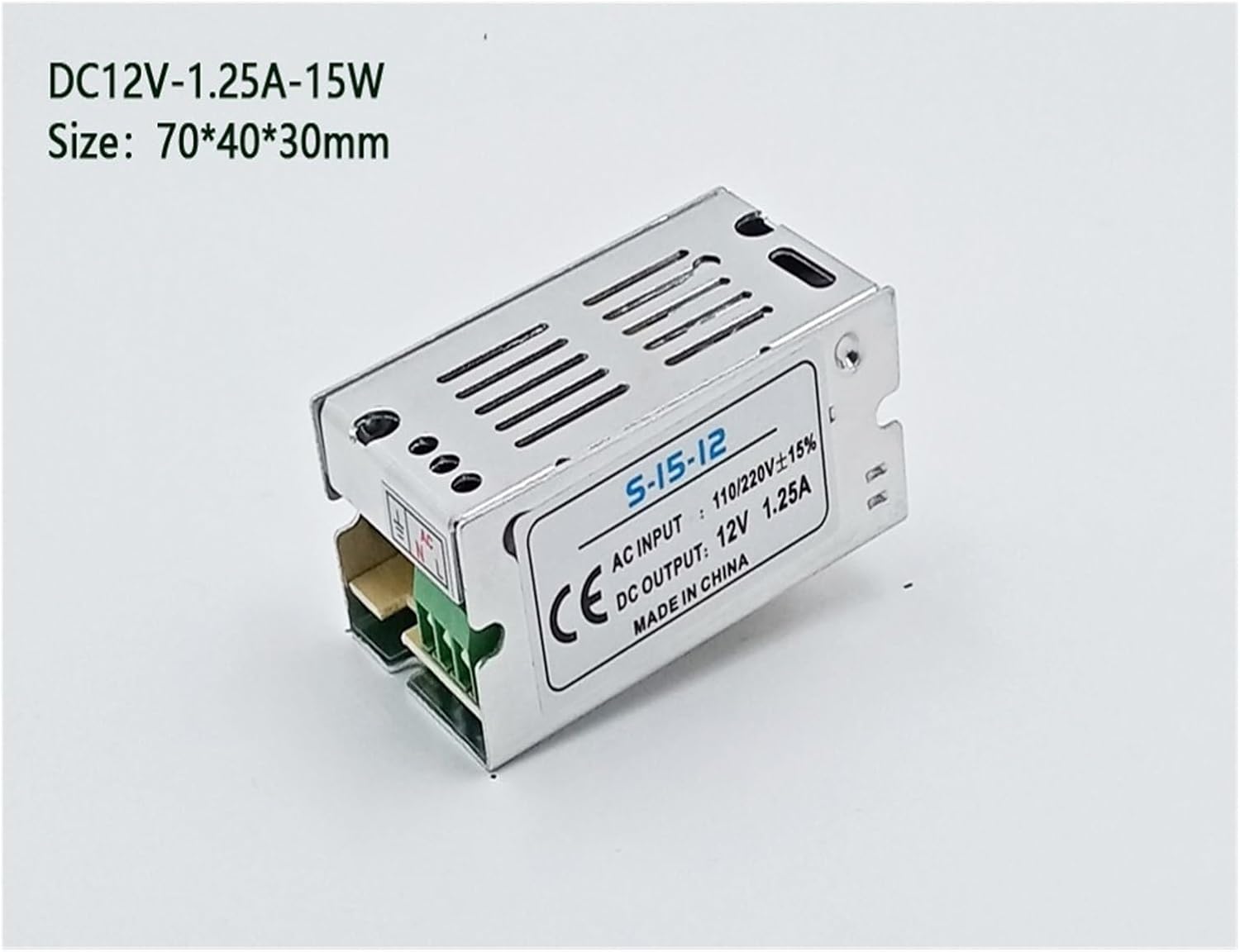 1PCS AC 220V to 12V DC Voltage Power Supply 12V 1A 2A 3A 5A 6A 8A 10A 15A 20A AC-DC Switching Power Supply 220V to 12V AC-DC(12V 2A 25W)