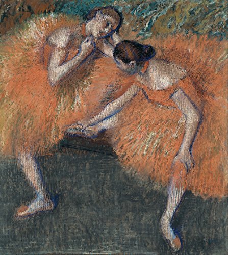 Edgar Degas Two Dancers grand poster mat sans reflets mur - 2