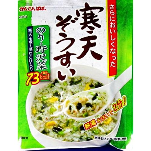 伊那食品工業 かんてんぱぱ 寒天ぞうすい のり・野沢菜