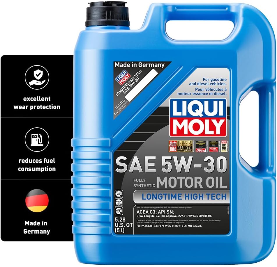 LIQUI MOLY Longtime High Tech SAE 5W-30 | 5 L | Fully synthetic engine oil | SKU: 2039