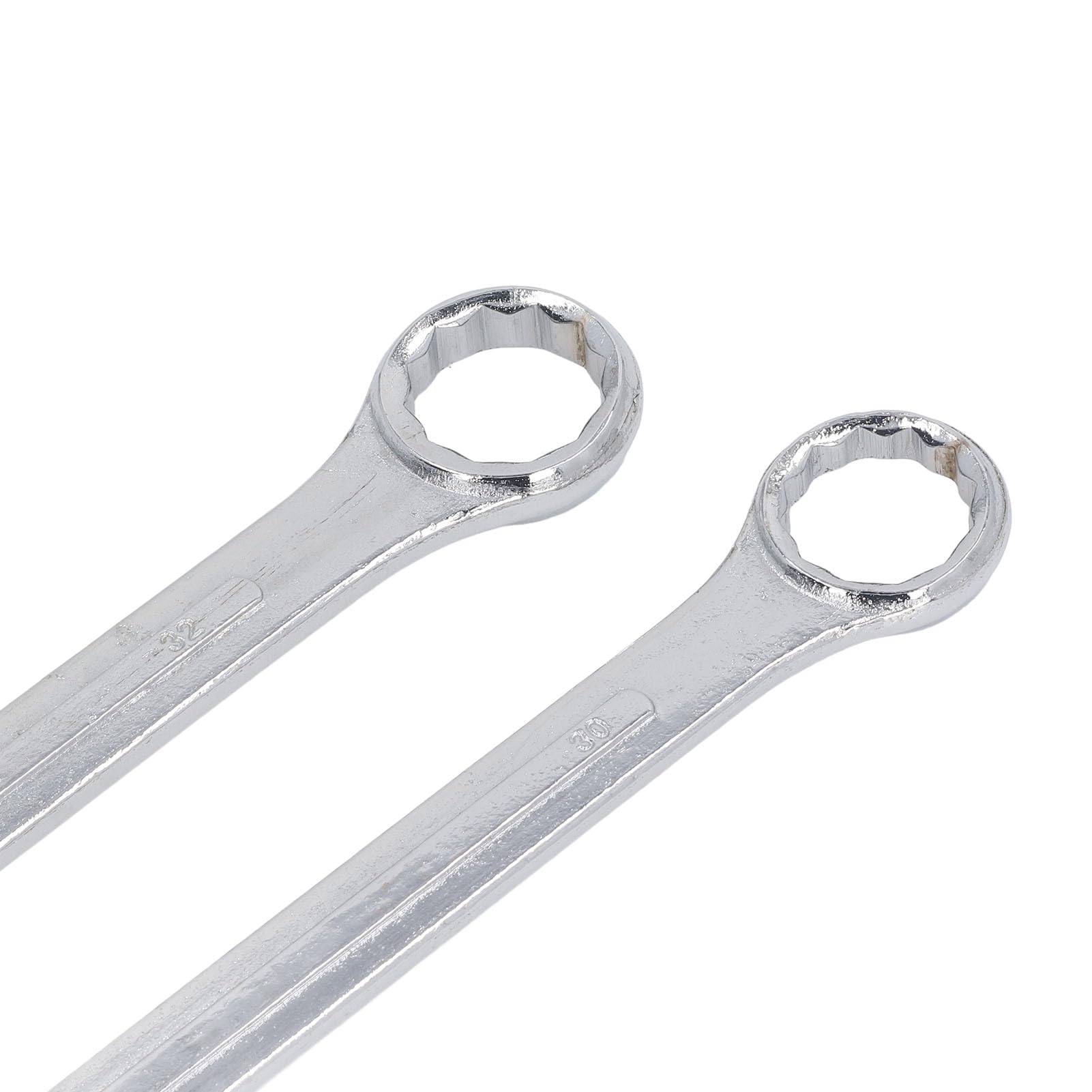 16 szt. Kluczy Płasko-oczkowych ze Stali Chromowo-wanadowej Pentalobe Klucz Płaski Zestaw Kluczy Dwustronnego Zastosowania 8-32 Mm, Odpowiedni do Napraw Samochodowych i