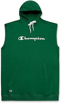 ChampionBig and Tall Sleeveless Hoodies for Men – Mens Popover Workout Hoodies
