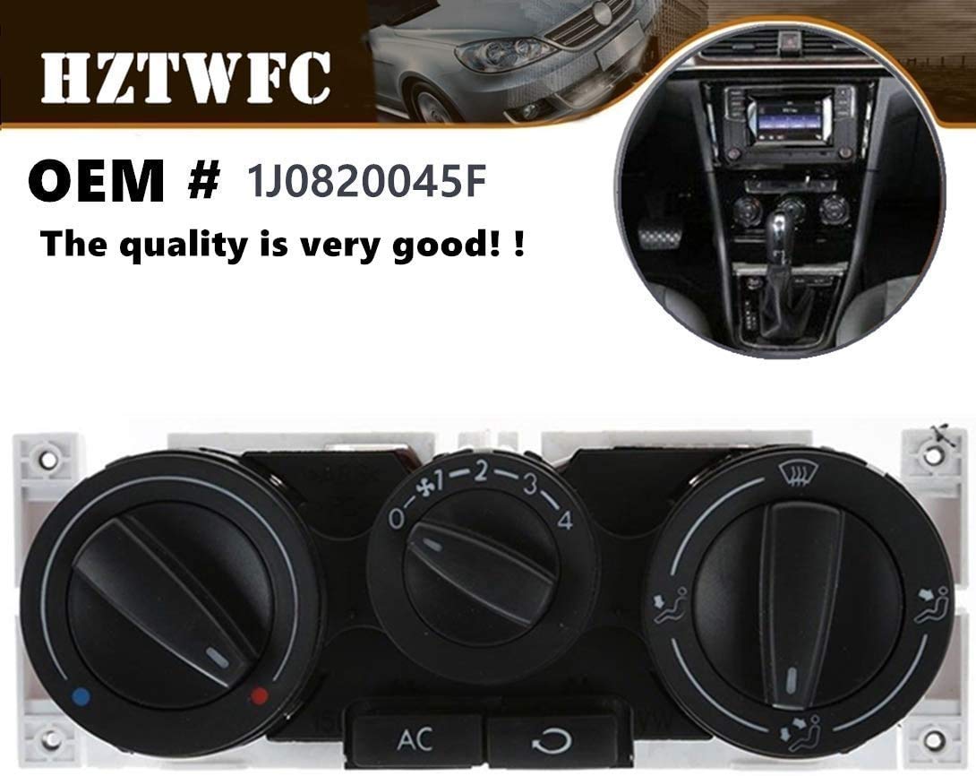 Interruptor del panel de ensamblaje de control de aire acondicionado y calefacción OEM # 1J0820045F Para Volkswagen Golf Jetta Mk3