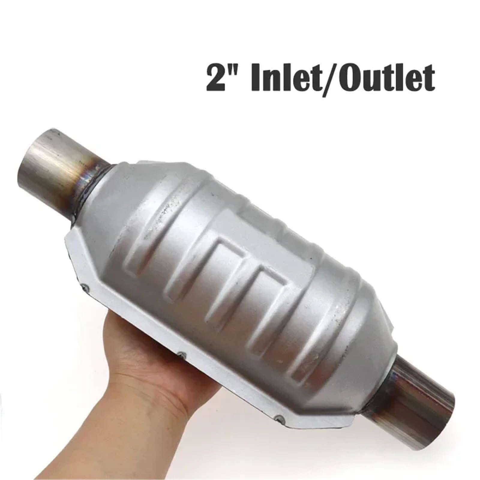 katalizator akcesoria Katalizator filtr 2-calowy uniwersalny katalizator EURO 1 o wysokim przepływie ze stali nierdzewnej z 400 ogniwami, ceramiczny katalizator